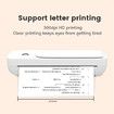 Portable Wireless Thermal Printer 300Dpi ,Inkless Printing,Tattoo Transfer,With 20pcs Free Transfer Paper Compatible With Smartphone & Pc