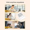 Portable Wireless Thermal Printer 300Dpi ,Inkless Printing,Tattoo Transfer,With 20pcs Free Transfer Paper Compatible With Smartphone & Pc