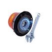Solar Powered LED Strobe Lights Wireless Waterproof Red Beacon Portable Rotating Warning Lights for Vehicles Tow Trucks School Buses