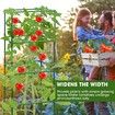 3 Pack Tomato Cages,Square Tomato Plant Stakes Support Cages Trellis for Garden Climbing Vegetables Flowers Fruits (3 Pack,Extra Bold)