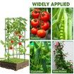 3 Pack Tomato Cages,Square Tomato Plant Stakes Support Cages Trellis for Garden Climbing Vegetables Flowers Fruits (3 Pack,Extra Bold)