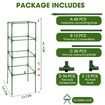3 Pack Tomato Cages,Square Tomato Plant Stakes Support Cages Trellis for Garden Climbing Vegetables Flowers Fruits (3 Pack,Extra Bold)