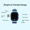 4G Kids Smart Watch with GPS Tracker, One Key SOS Call Voice Chat Camera Alarm Clock Touch Screen Watch for Kids Boys Gifts (Blue)