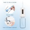 Water Flosser Teeth Oral Irrigator,Rechargeable Waterproof,Portable Cordless,Water flossers,3 Modes 4 Nozzles,for Home Travel
