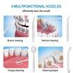 Water Flosser Teeth Oral Irrigator,Rechargeable Waterproof,Portable Cordless,Water flossers,3 Modes 4 Nozzles,for Home Travel