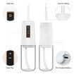 Water Flosser Teeth Oral Irrigator,Rechargeable Waterproof,Portable Cordless,Water flossers,3 Modes 4 Nozzles,for Home Travel
