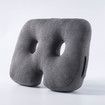 Seat Cushions for Office Chairs, Tailbone Relief Cushion for Office, Home Chair, Car, Wheelchair, Hip, Coccyx, Sciatic (Gray)