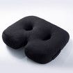 Seat Cushions for Office Chairs, Tailbone Relief Cushion for Office, Home Chair, Car, Wheelchair, Hip, Coccyx, Sciatic (Black)