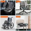 Office Chair Memory Foam Seat Cushion, Comfortable for Extended Sitting, Protects Hips and Relieves Sciatica and Back