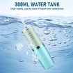 Electric Water Flosser Cordless for Teeth 3 Modes 4 Jet Tips Cleaning and Flossing Water Dental Portable Floss Irrigator Oral Water Flossed Rechargeable Tonsil Stone Travel (Green)
