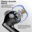 Wireless Earbuds Bluetooth 5.3 Noise Cancelling Mic Headphones Bass Stereo LED Display IP7 Waterproof 36H Playtime Sports Workout Black