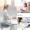 Large Seat Cushion, Supportive Memory Foam Butt Pillow for Sciatica Relief, Coccyx Seat Cushion for Tailbone for Home, Office and Car