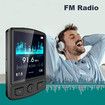 32GB MP3 Player with Bluetooth 5.0, Music Player Features HD Speaker, Touch Buttons, Supports FM Radio, Voice Recorder