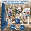 Dog Training Shock Collar with Remote,Waterproof,Beep Vibration Shock Modes, Rechargeable,3300FT Range, for Small Medium Large Dogs