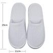 Disposal Slippers 5 Pairs SPA Hotel Closed Toe Open Toe Home Guest White Slippers for Women Men