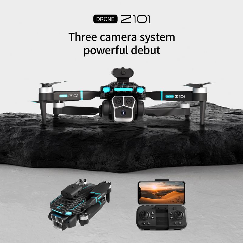 6K HD Drone Dual Camera Long Endurance Brushless Quadcopter Optical Flow Obstacle Avoidance Remote Control Drone Toys