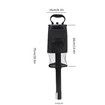 Golf Ball Retriever,Portable Shag Bag Golf Ball Pick Up with Removable Plastic Tube,Pocket Shagger Storage Color Black