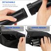 Golf Ball Retriever,Portable Shag Bag Golf Ball Pick Up with Removable Plastic Tube,Pocket Shagger Storage Color Black