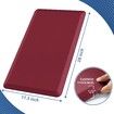 Kitchen Mat Cushioned Anti Fatigue Rug Waterproof,Non Slip,Standing and Comfort Desk/Floor Mats for House Sink Office 71*44cm (Red)