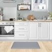 Kitchen Mat Cushioned Anti Fatigue Rug Waterproof,Non Slip,Standing and Comfort Desk/Floor Mats for House Sink Office 71*44cm (Grey)