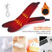 Electric Heated Shoe Insoles USB Rechargeable Feet Warmer Winter Outdoor Remote Control Heating Insoles Foot Warming Shoes Pad Size L