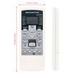 ARRCE2E Replacement Remote Control fit for INVERTER Fujitsu General A/C AC Air Conditioner AR-RCF1U ARRCF1U ASU9RL2 ASU12RL2