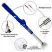 Golf Swing Trainer,Stretchable Swing Training Device With Sound-Emitting Swing Rod Aids With Ergonomic Grip Color Blue