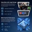 Tablet Android 14 10 Inch 128GB Storage 14GB RAM 1TB Expandable 4G SIM 5G Wifi Bluetooth GPS Keyboard Silver