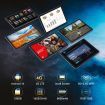 Android 13 Tablet 10.1 Inch 128GB 512GB Expandable 8+8GB RAM 21MP Camera 5G WiFi Keyboard Case Bluetooth Black