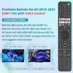 Smart TV Remote Sony Bravia Compatible Voice Control LED OLED 4K Google Android XR XBR KD Series 2019 2023 Command