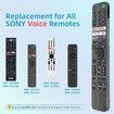 Smart TV Remote Sony Bravia Compatible Voice Control LED OLED 4K Google Android XR XBR KD Series 2019 2023 Command