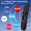 Remote Control LG TV Replacement Smart Magic MR22GA MR22GN Voice Pointer Function Compatible 2018-2022 ThinQ OLED WebOS UHD Television