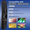 Remote Control LG TV Replacement Smart Magic MR22GA MR22GN Voice Pointer Function Compatible 2018-2022 ThinQ OLED WebOS UHD Television