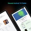 Tablet Android 14 Octa Core 10 Inch Dual 4G Cellular 128GB ROM 14GB RAM 512GB Expandable 13MP 8MP Camera Bluetooth GPS 5G WiFi HD Display Blue