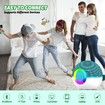 Portable Mini Karaoke Machine for Kids, Bluetooth Speaker with Wireless Microphone,MP3 Player,Perfect for Birthday and Family Parties(2 Mic)