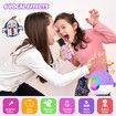 Portable Mini Karaoke Machine for Kids, Bluetooth Speaker with Wireless Microphone,MP3 Player,Perfect for Birthday and Family Parties(Purple)