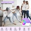 Portable Mini Karaoke Machine for Kids, Bluetooth Speaker with Wireless Microphone,MP3 Player,Perfect for Birthday and Family Parties(Purple)