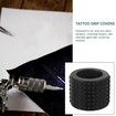 Tattoo Grip Tape Silicone Tattoo Grip Pen Cover Wrap Holder Black Cohesive Bandage Tape Handle Grip Tube for Tattoo Machine Grip Accessories 25mm