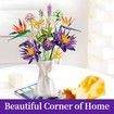 Flower Bouquet Building Blocks Set, Botanical Collection for Home Decor Accessories, DIY Unique Gift for Girls and Kids Aged 8+ (891 PCS)