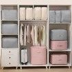 Ultra Space Saving Compression Organiser Heavy Duty Moving Bags Storage Tote for Comforters Clothes Blankets Bedding with Zipper(Grey-L)