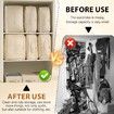 Ultra Space Saving Compression Organiser Heavy Duty Moving Bags Storage Tote for Comforters Clothes Blankets Bedding with Zipper(Grey-L)