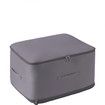 Ultra Space Saving Compression Organiser Heavy Duty Moving Bags Storage Tote for Comforters Clothes Blankets Bedding with Zipper(Grey-L)