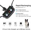 Citronella Dog Bark Collar Anti Bark Rechargeable Spray Stop Barking Training Collar Adjustable Sensitivity Levels