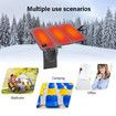 Heated Camping Seat Cushion,Foldable Stadium Seat Cushion,3 Gears Adjustable USB Powered Warm Seat Pads, for Office Chair,Stadium,Hunting, Fishing,Camping