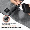 Heated Camping Seat Cushion,Foldable Stadium Seat Cushion,3 Gears Adjustable USB Powered Warm Seat Pads, for Office Chair,Stadium,Hunting, Fishing,Camping