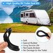RV Toilet Seal, Replace 385311652 RV Toilet Seal Kit and 385311658 RV Toilet Flush Seal, Compatible with Dometic 300/310/320 Toilet, RV Toilet Gasket for 300/310/320 Series RV Toilet Flange Seal