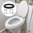 RV Toilet Seal, Replace 385311652 RV Toilet Seal Kit and 385311658 RV Toilet Flush Seal, Compatible with Dometic 300/310/320 Toilet, RV Toilet Gasket for 300/310/320 Series RV Toilet Flange Seal