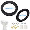 RV Toilet Seal, Replace 385311652 RV Toilet Seal Kit and 385311658 RV Toilet Flush Seal, Compatible with Dometic 300/310/320 Toilet, RV Toilet Gasket for 300/310/320 Series RV Toilet Flange Seal