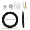 RV Toilet Seal, Replace 385311652 RV Toilet Seal Kit and 385311658 RV Toilet Flush Seal, Compatible with Dometic 300/310/320 Toilet, RV Toilet Gasket for 300/310/320 Series RV Toilet Flange Seal