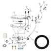 385311652 RV Toilet Seal, Toilet Base Seal Kit for Dometic 300, 310, 301 Toilet